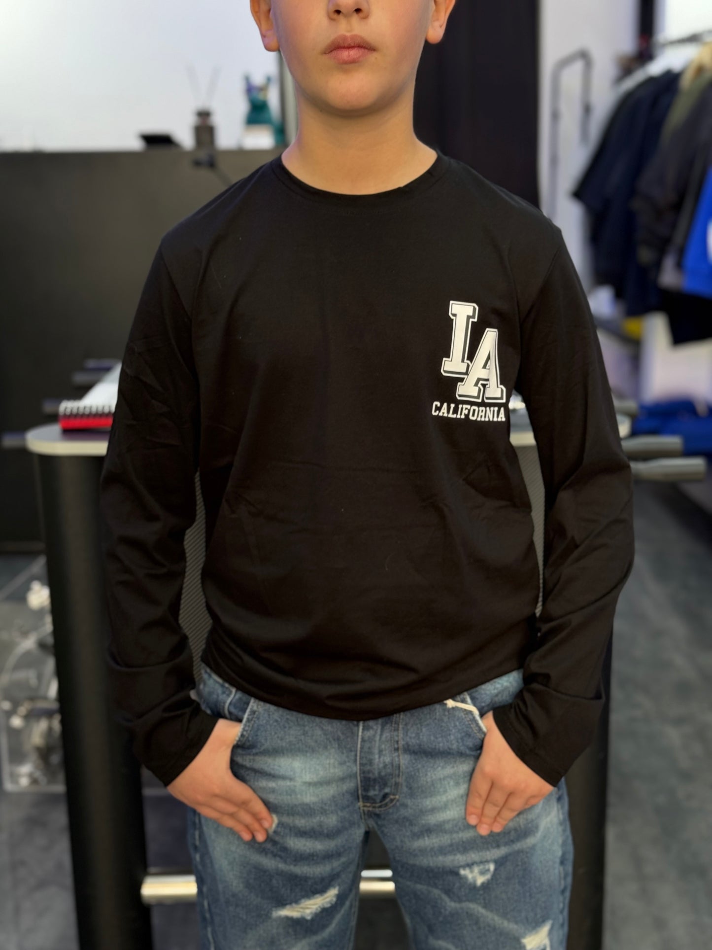 T-shirt California nera