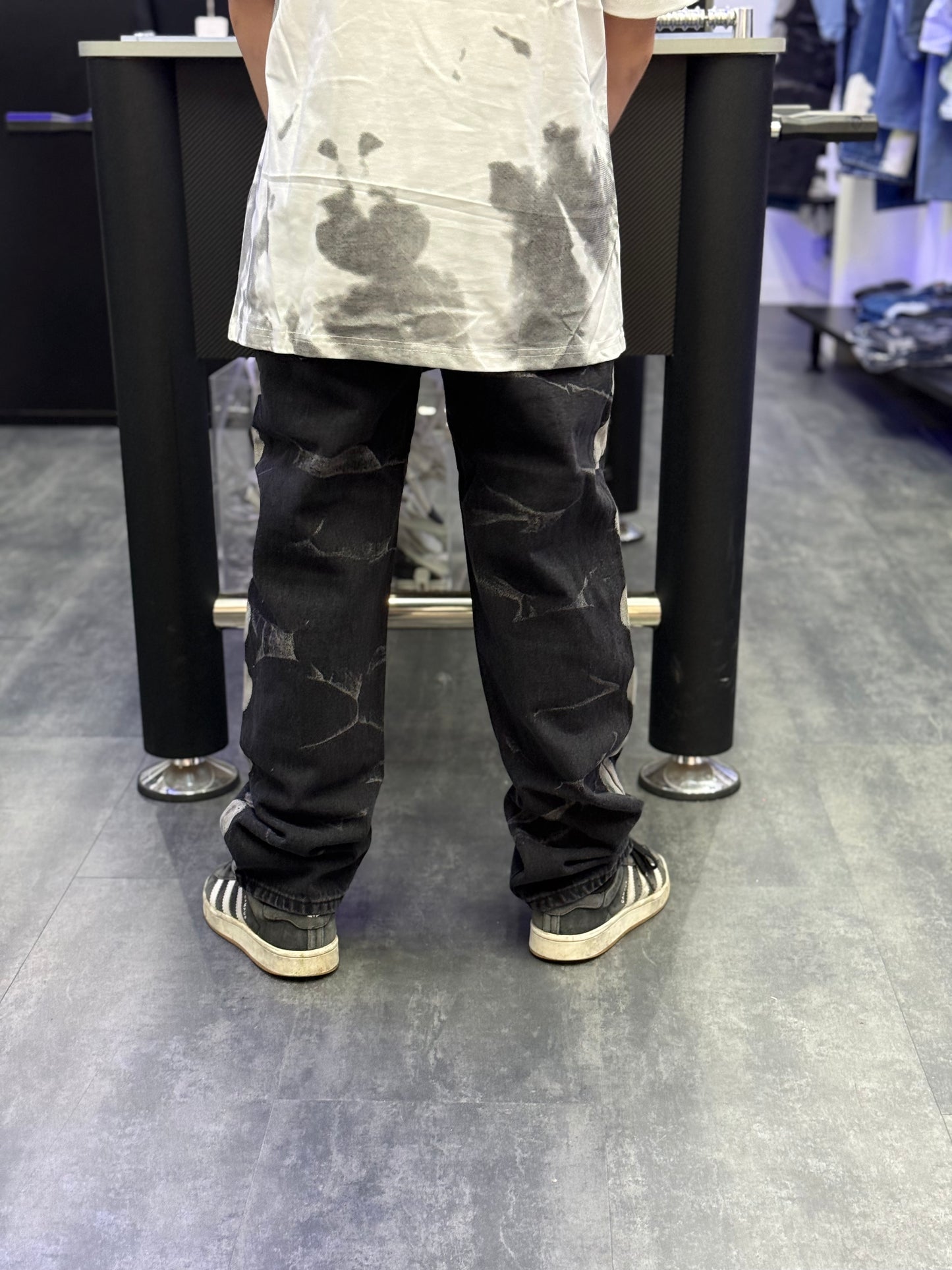 Baggy sfumato black