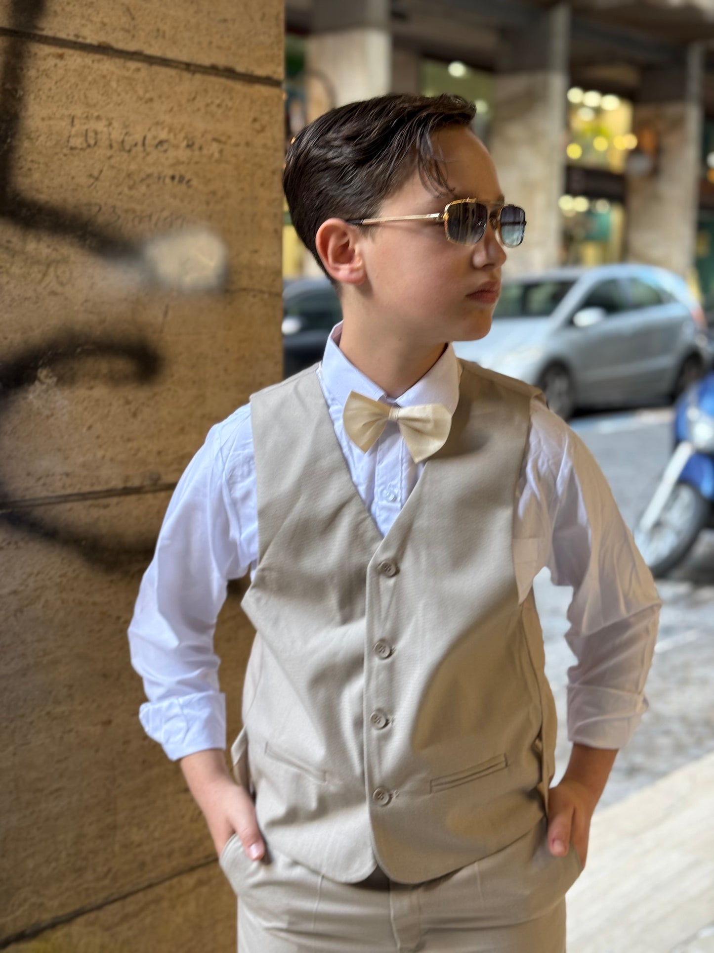 Abito Gatsby beige