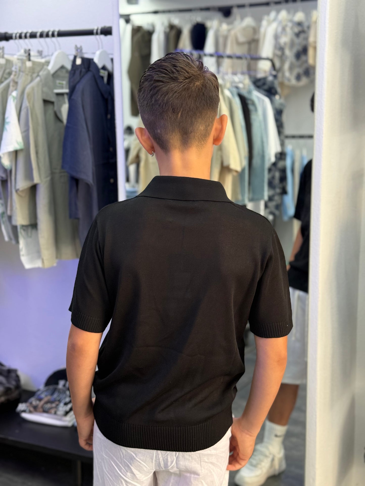 POLO IN FILO NERA