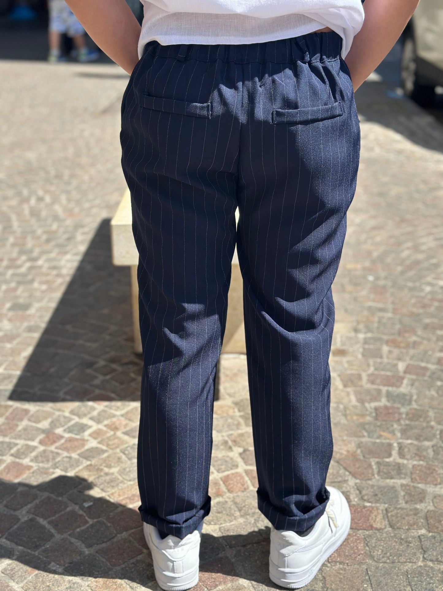 COORDINATO GESSATO LINO