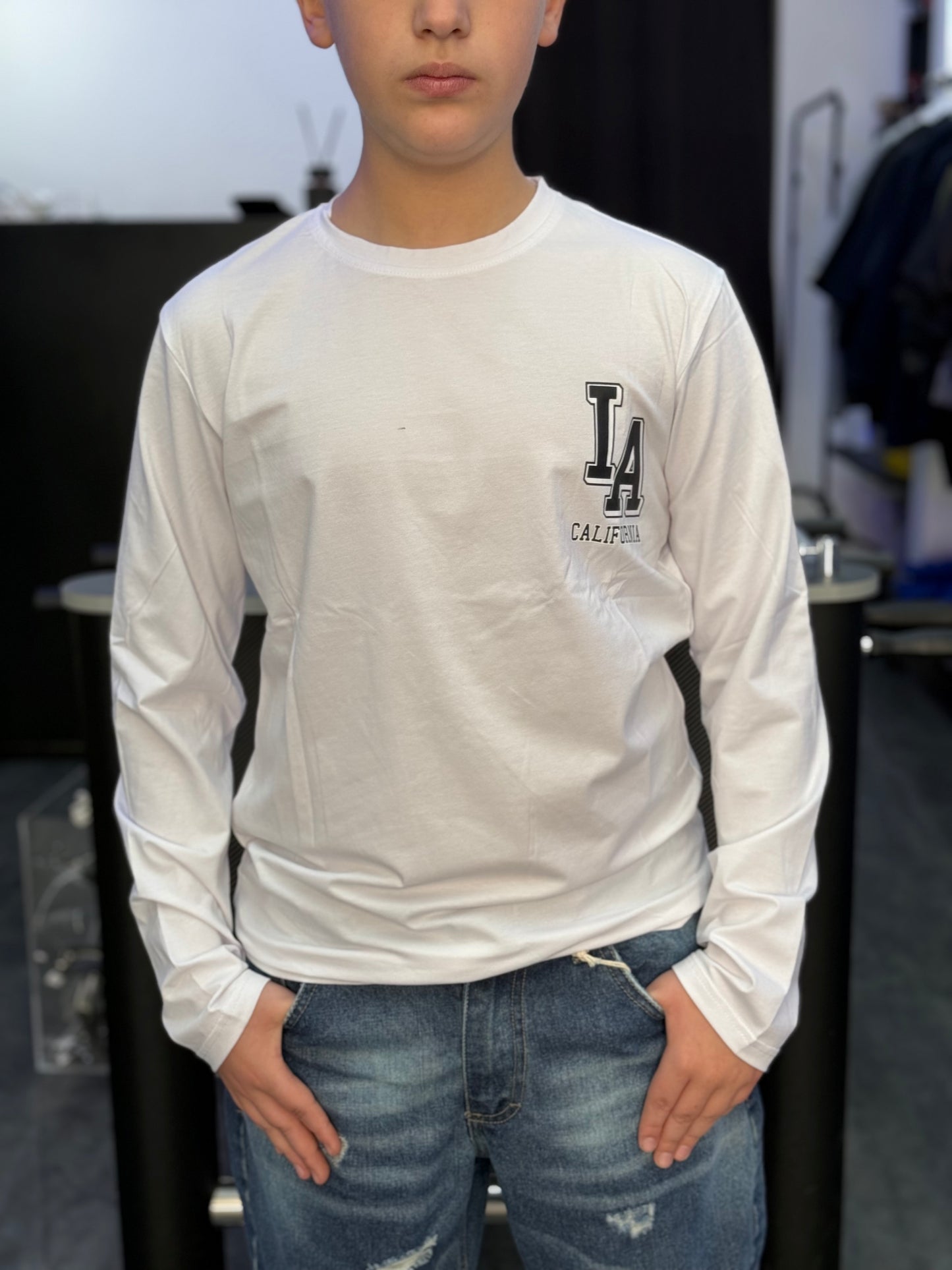 T-shirt California bianca