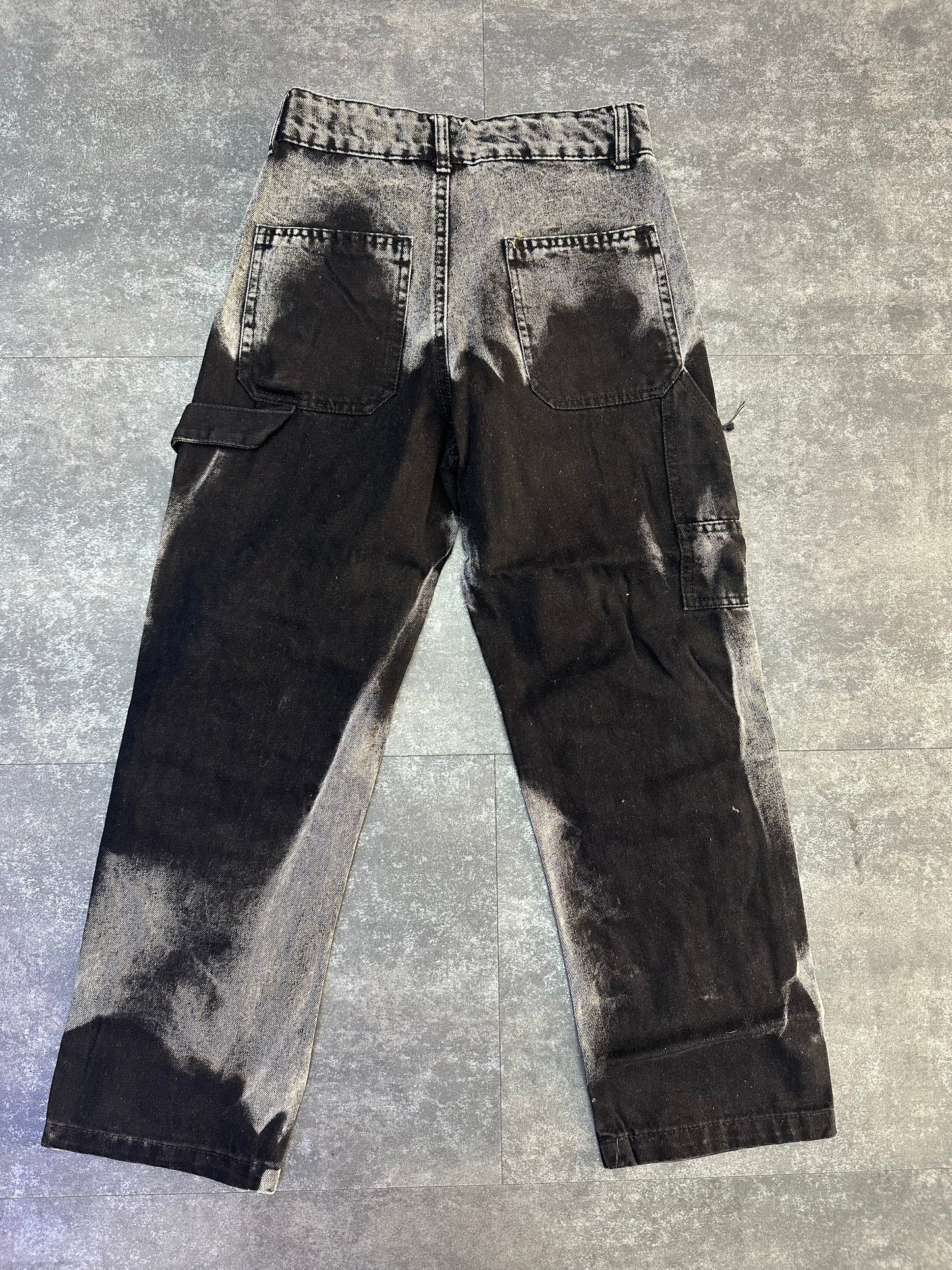 Jeans destroyed black