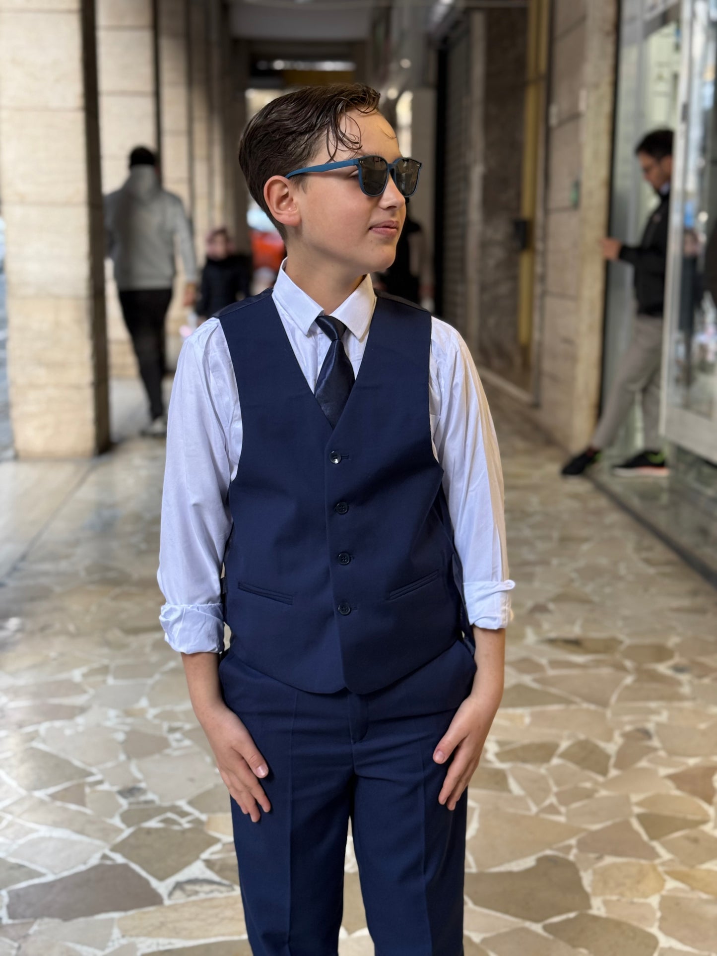 Abito Gatsby blu