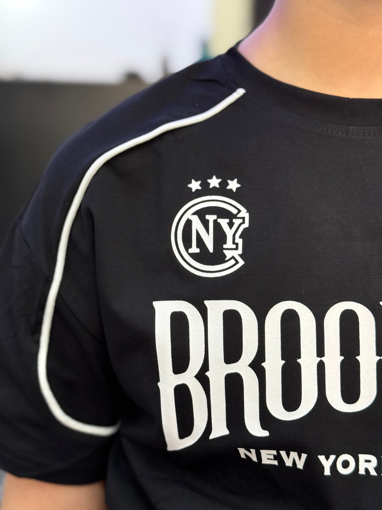 t-shirt Brooklyn nera