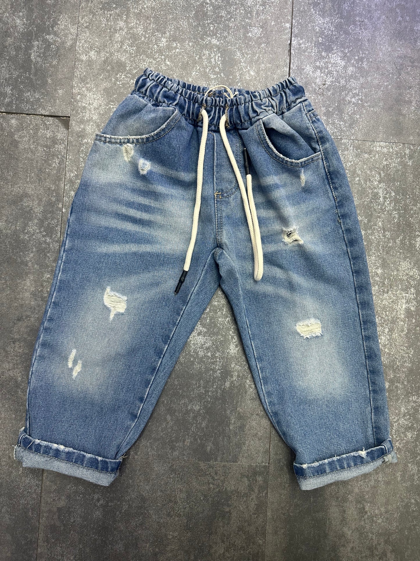 JEANS REGULAR EFFETTO SABBIATO