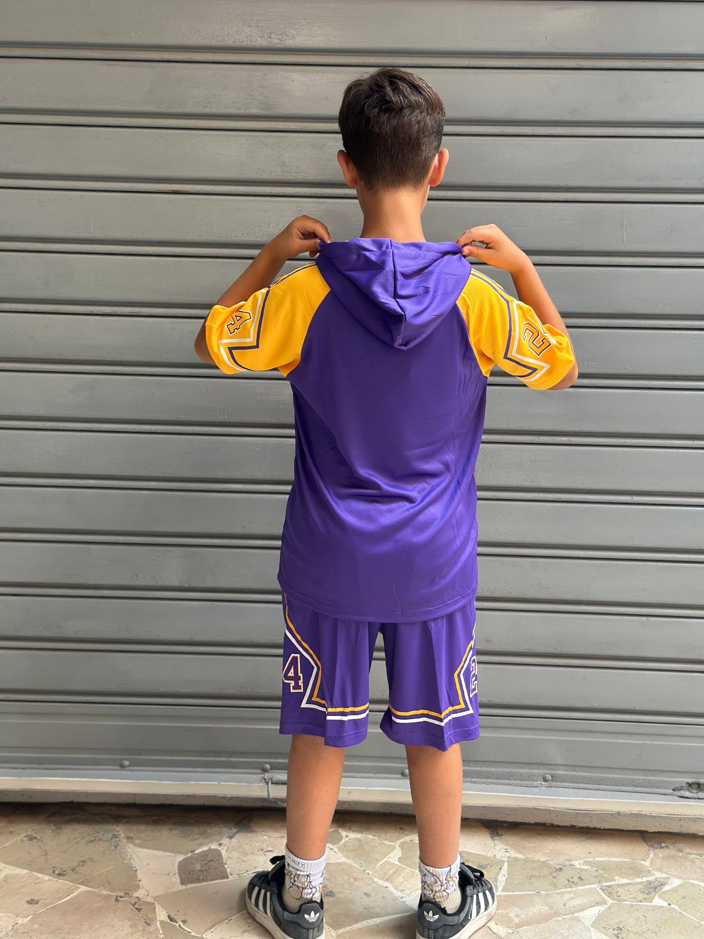 COORDINATO LAKERS VIOLA