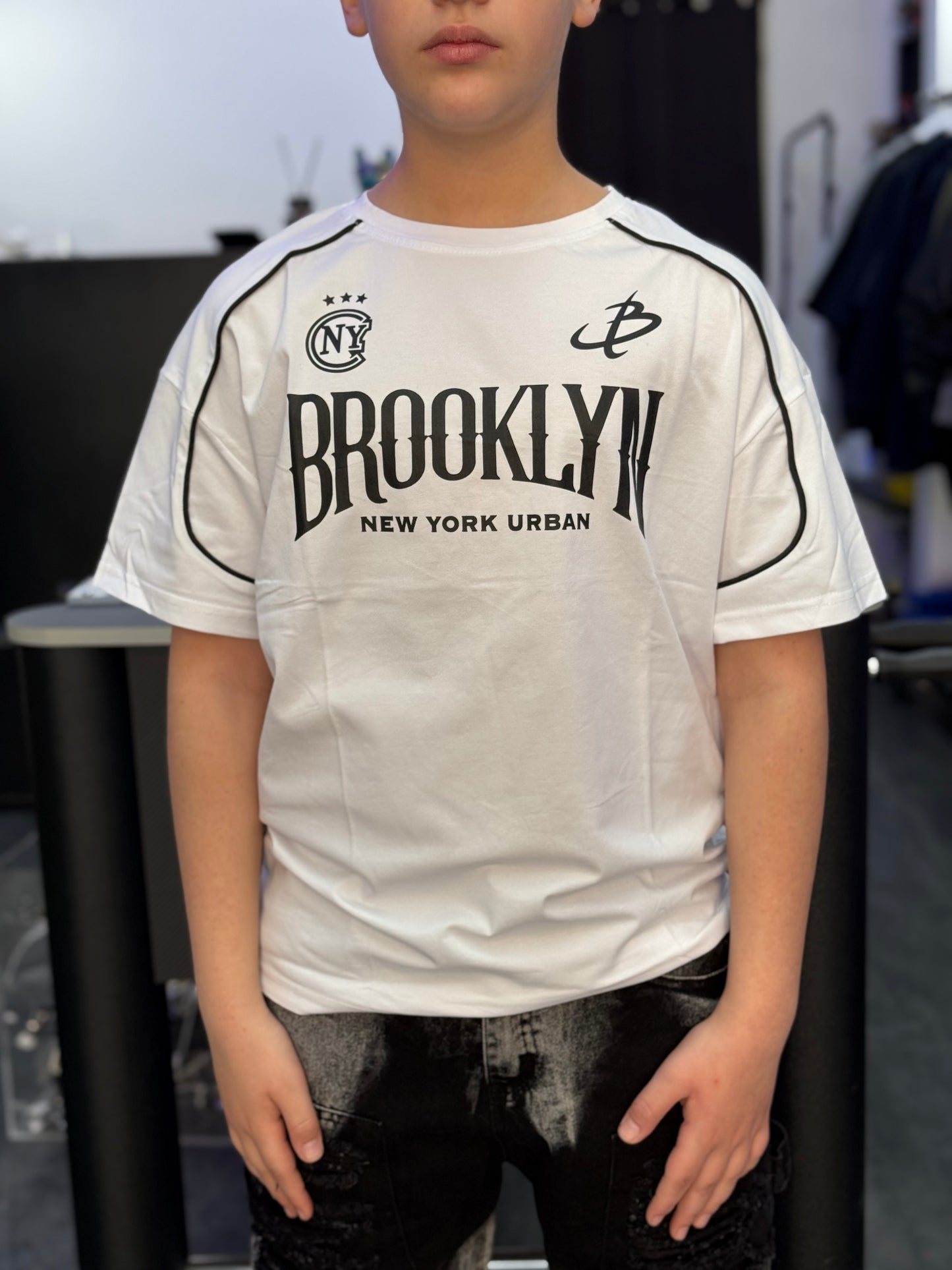 T-shirt Brooklyn bianca