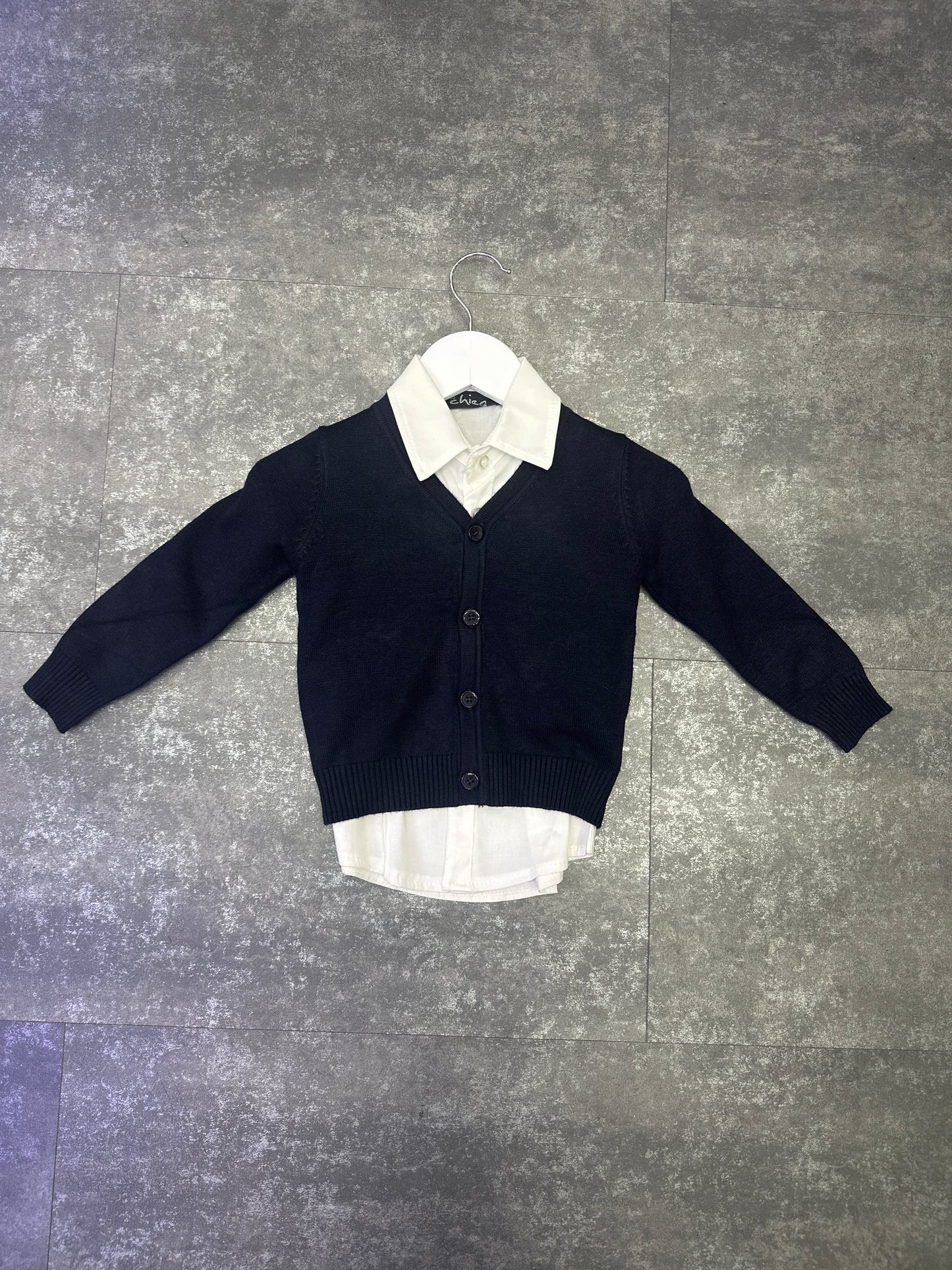CARDIGAN BLU