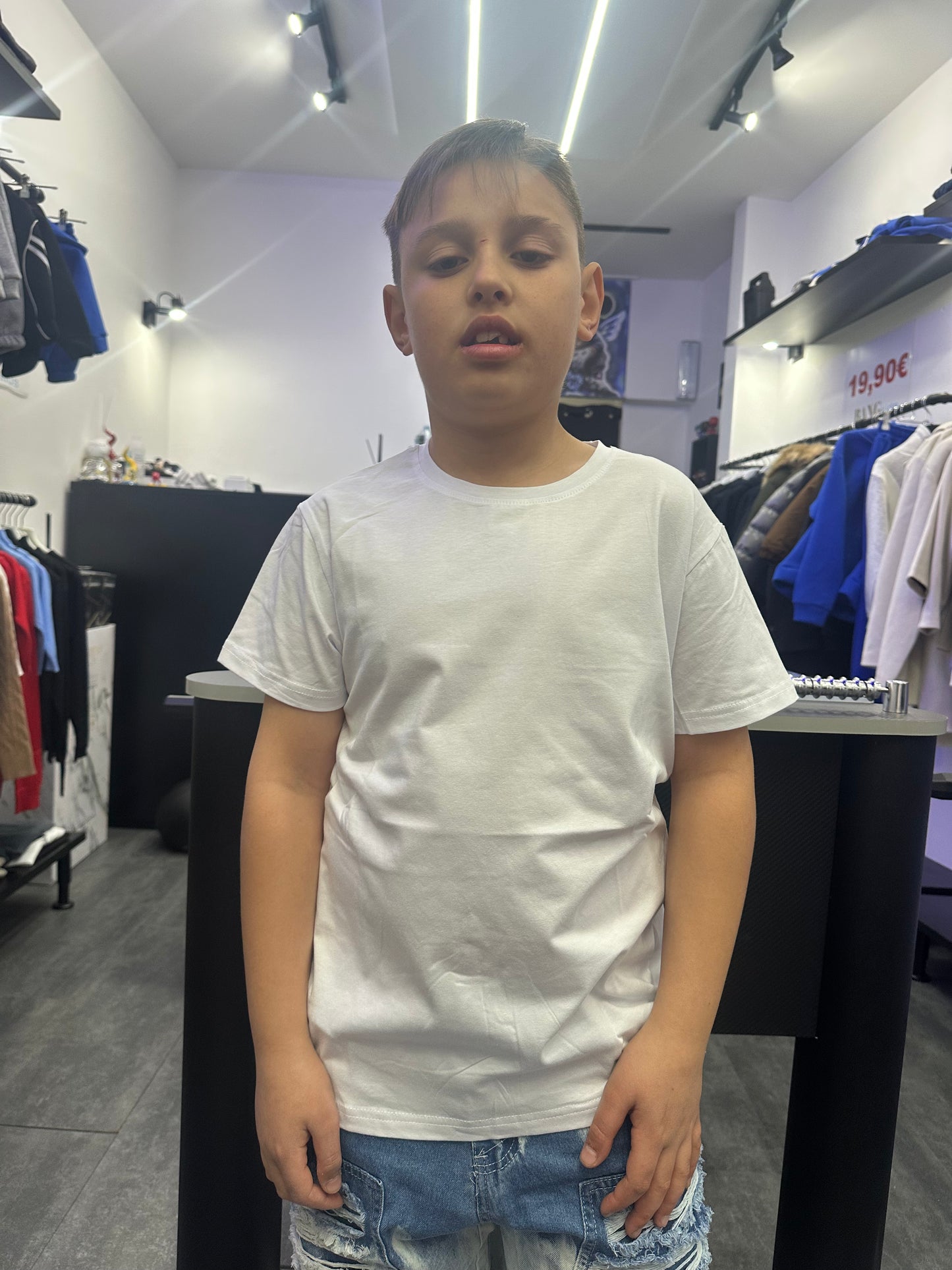 t-shirt basic bianca