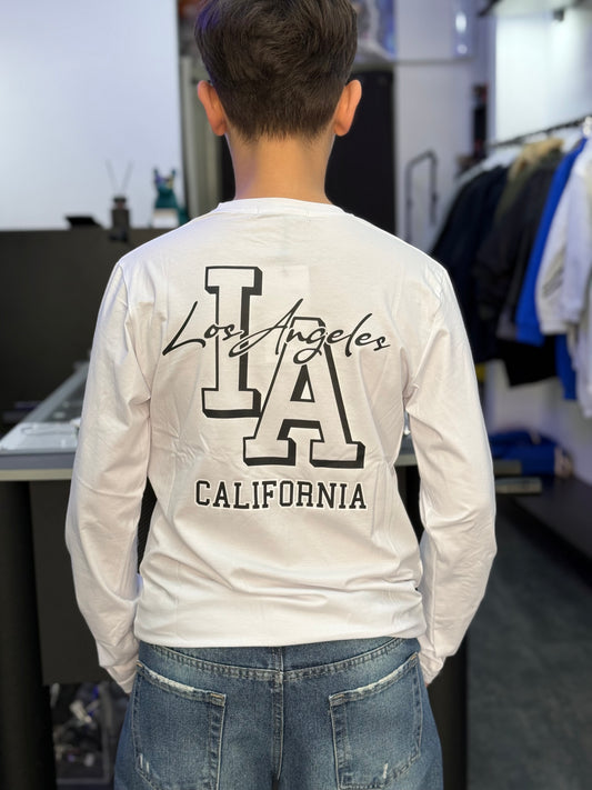 T-shirt California bianca
