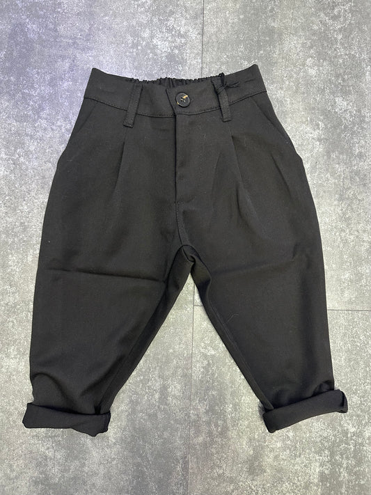 PANTALONE CAPRI NERO