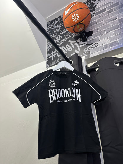 t-shirt Brooklyn nera