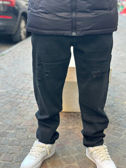JEANS REGULAR NERO