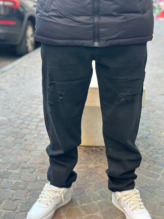 JEANS REGULAR NERO