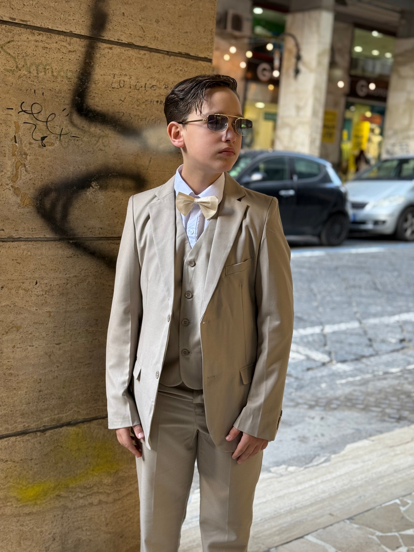 Abito Gatsby beige