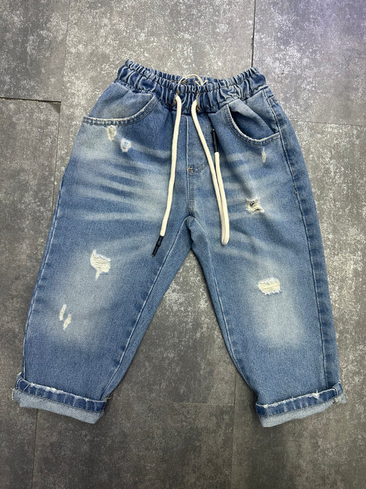 JEANS REGULAR EFFETTO SABBIATO