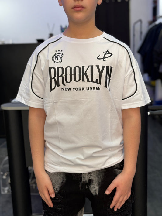 T-shirt Brooklyn bianca
